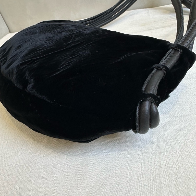 【赫蒂國際精品】Emporio Armani 亞曼尼 毛毛半月包 水餃包 vintage-5