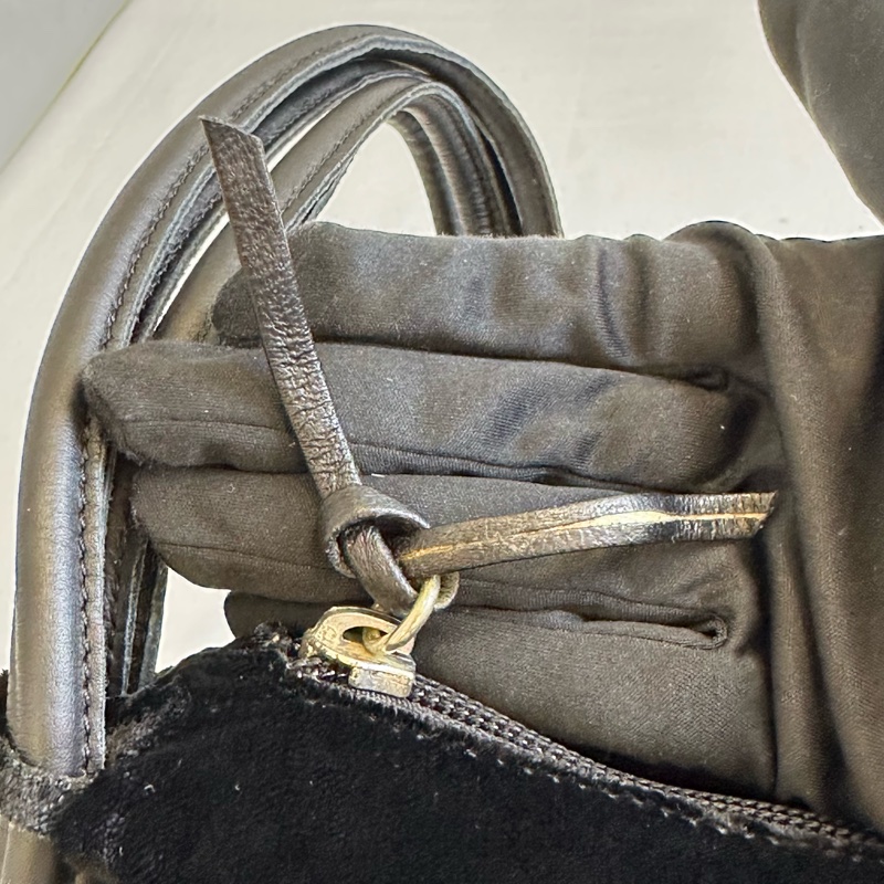 【赫蒂國際精品】Emporio Armani 亞曼尼 毛毛半月包 水餃包 vintage-9