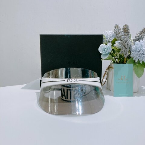 TW4799	Christian Dior 迪奧PVC太陽帽 J'ADIOR PVC Visor White