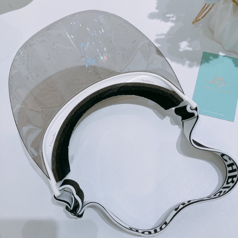 TW4799	Christian Dior 迪奧PVC太陽帽 J'ADIOR PVC Visor White-6