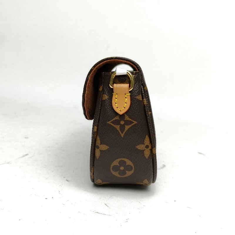 LOUIS VUITTON IVY鏈條腋下包老花PVC金扣晶片肩背包-1