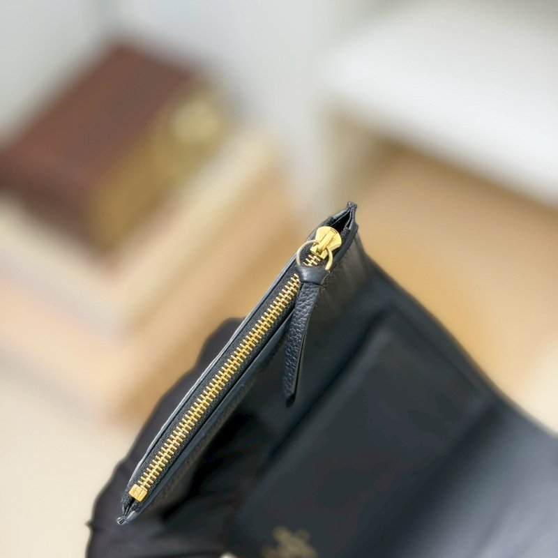 🏷LV 路易威登．Victorine 豆豆三折短夾 黑壓紋 M64060 芯片款-18