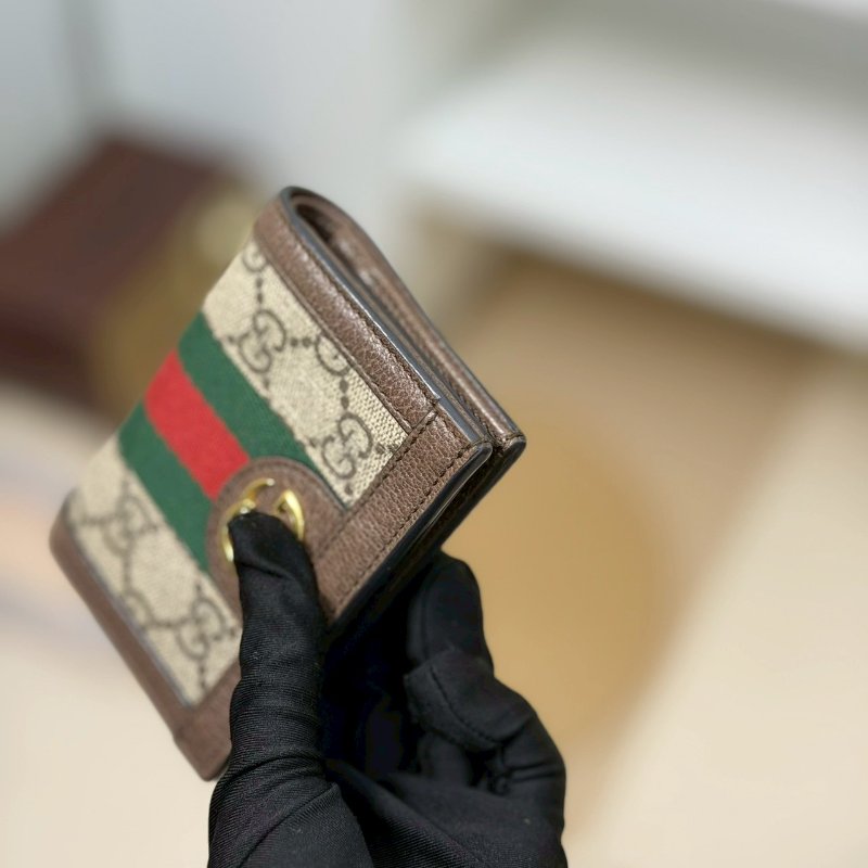 🏷️Gucci 古馳．Ophidia 對開短夾-5