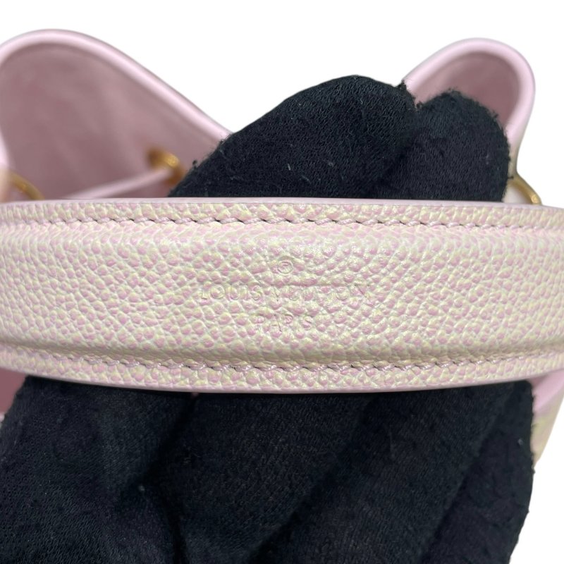 LOUIS VUITTON 路易威登 M46174 NÉONOÉ BB 水桶包 皮革 粉色 金釦-13