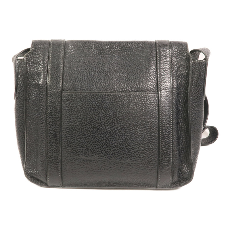 HERMES Clemence皮革Steve 27肩背袋Noir-1