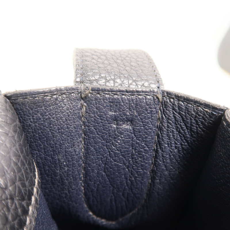 HERMES Clemence皮革Steve 27肩背袋Noir-6