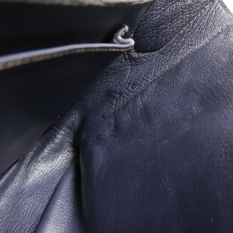 HERMES Clemence皮革Steve 27肩背袋Noir-15