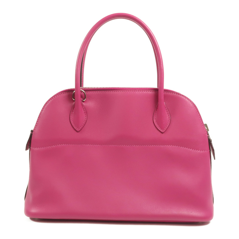HERMES Veau Swift皮革Bolide 27手挽袋Rose Pourpre-1