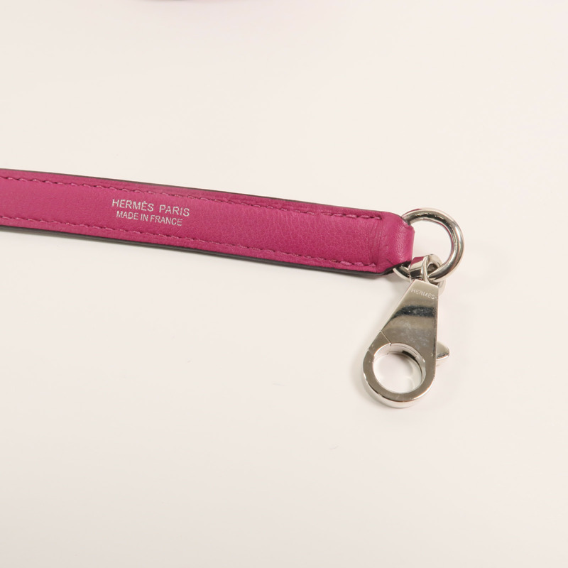 HERMES Veau Swift皮革Bolide 27手挽袋Rose Pourpre-11