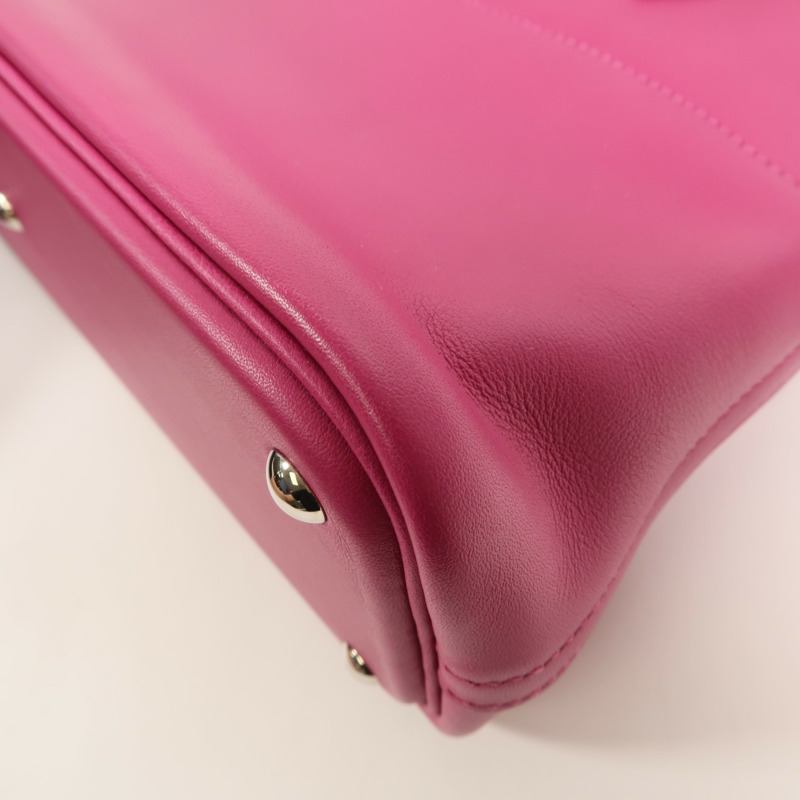 HERMES Veau Swift皮革Bolide 27手挽袋Rose Pourpre-12