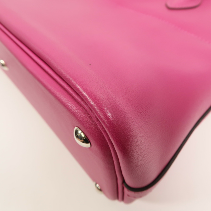 HERMES Veau Swift皮革Bolide 27手挽袋Rose Pourpre-14