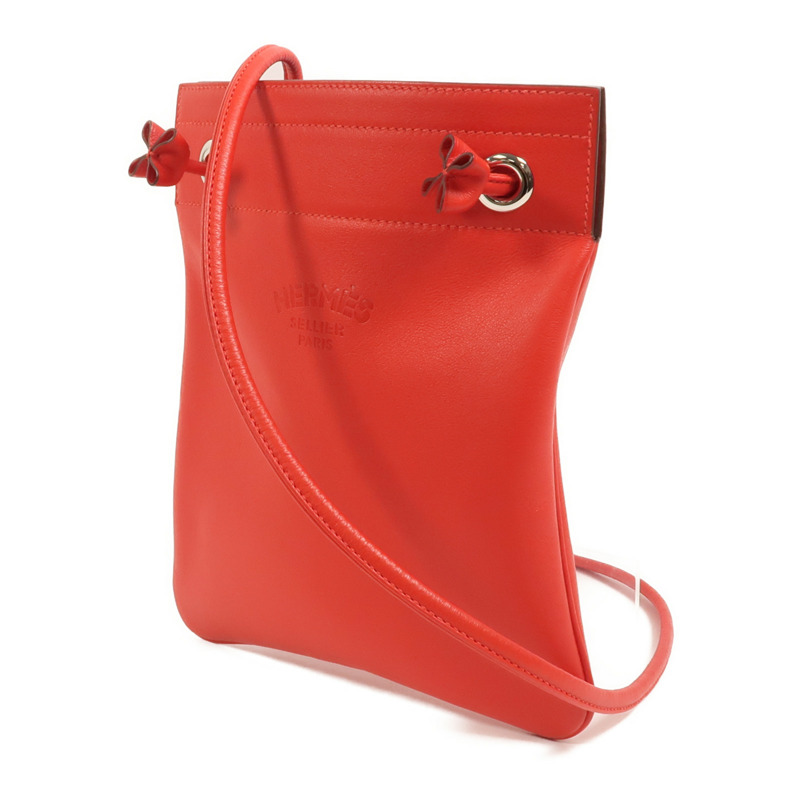 HERMES Swift皮革Aline Mini肩背袋Rouge de Coeur-2