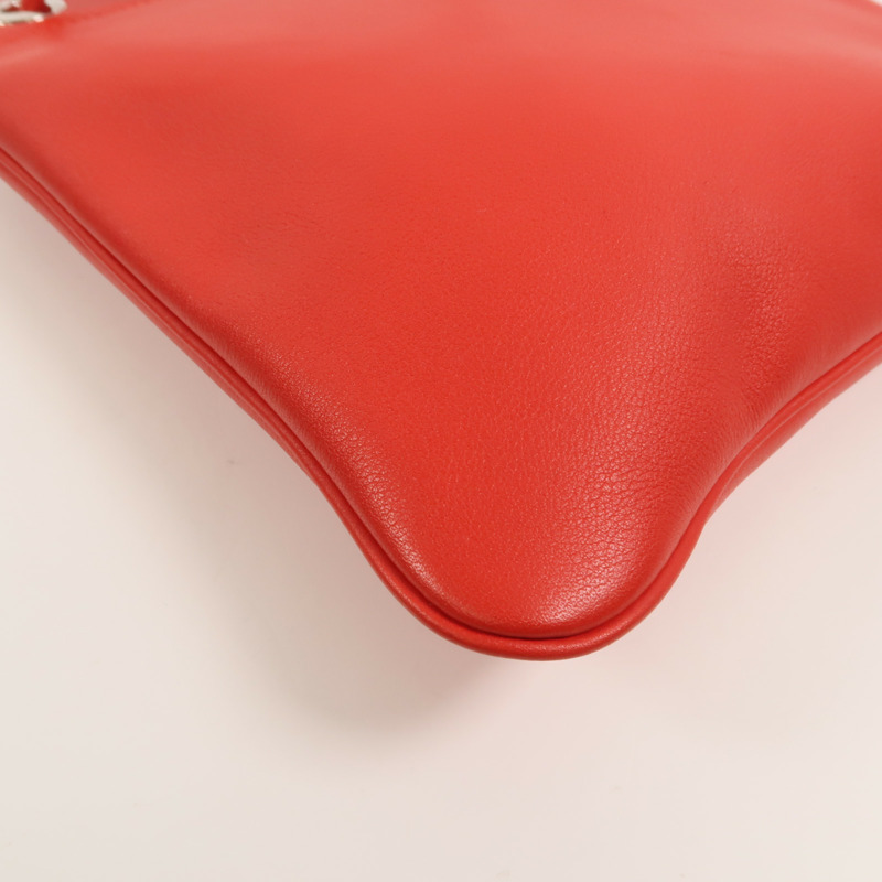 HERMES Swift皮革Aline Mini肩背袋Rouge de Coeur-13