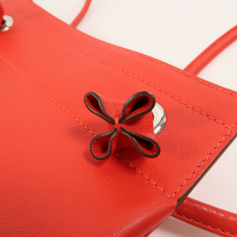 HERMES Swift皮革Aline Mini肩背袋Rouge de Coeur-14