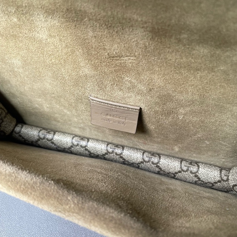 Gucci/古馳 Dionysus 鑽扣酒神老花拼駝色 25*13*7 🈚附件-7