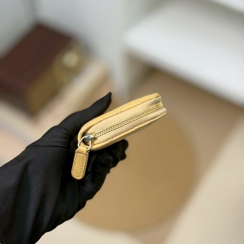 🏷Chanel 香奈兒．Coco 拉鍊卡夾零錢包/客人寄賣-3