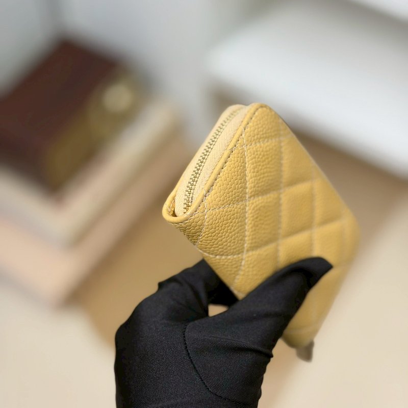 🏷Chanel 香奈兒．Coco 拉鍊卡夾零錢包/客人寄賣-6