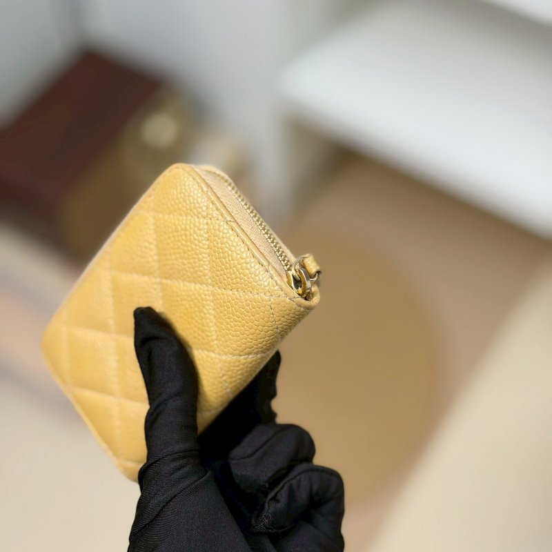 🏷Chanel 香奈兒．Coco 拉鍊卡夾零錢包/客人寄賣-7