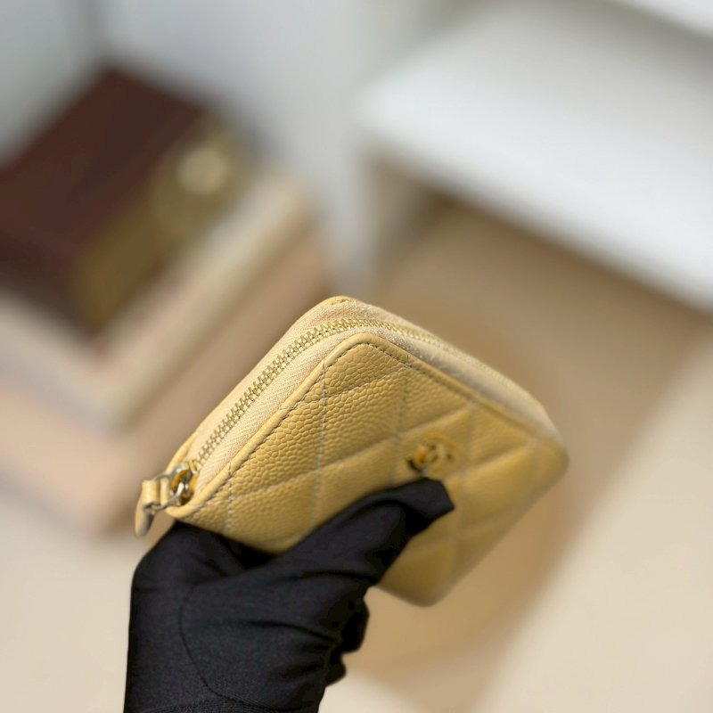 🏷Chanel 香奈兒．Coco 拉鍊卡夾零錢包/客人寄賣-8