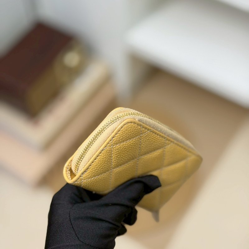 🏷Chanel 香奈兒．Coco 拉鍊卡夾零錢包/客人寄賣-10