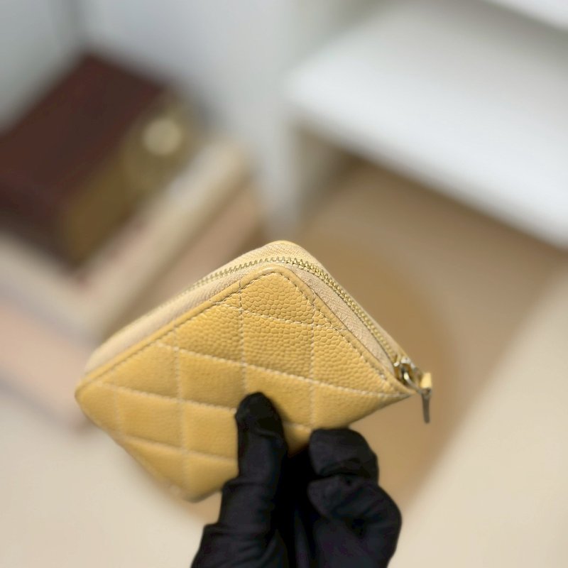 🏷Chanel 香奈兒．Coco 拉鍊卡夾零錢包/客人寄賣-11