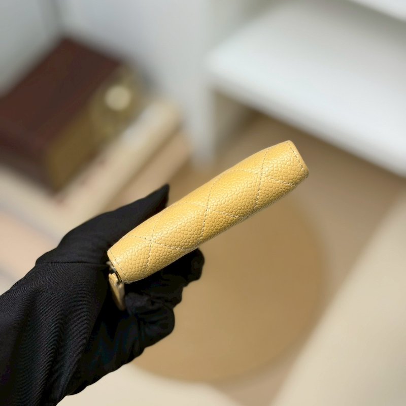 🏷Chanel 香奈兒．Coco 拉鍊卡夾零錢包/客人寄賣-12