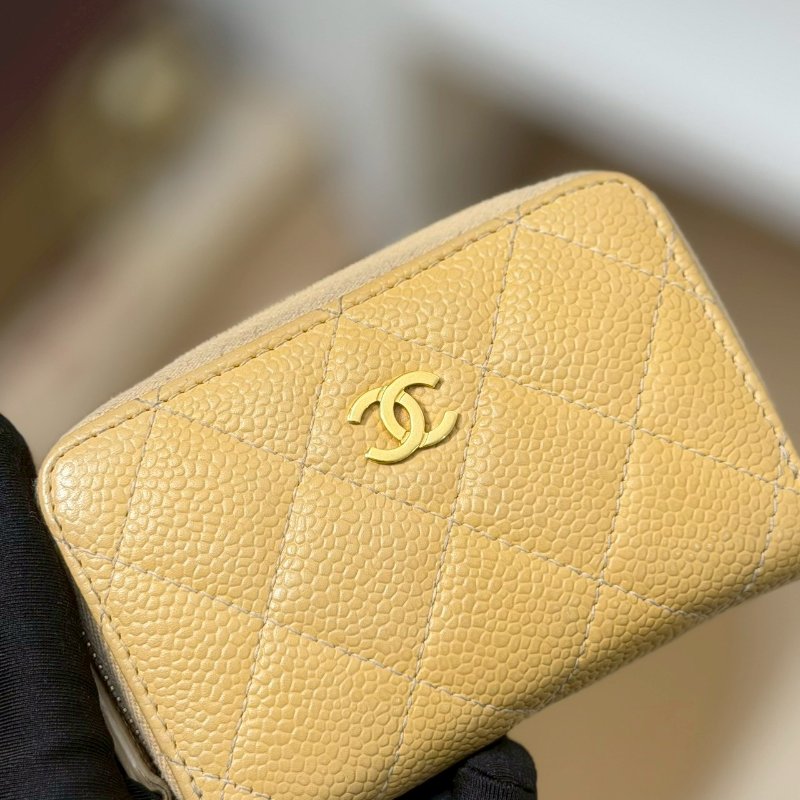 🏷Chanel 香奈兒．Coco 拉鍊卡夾零錢包/客人寄賣-16