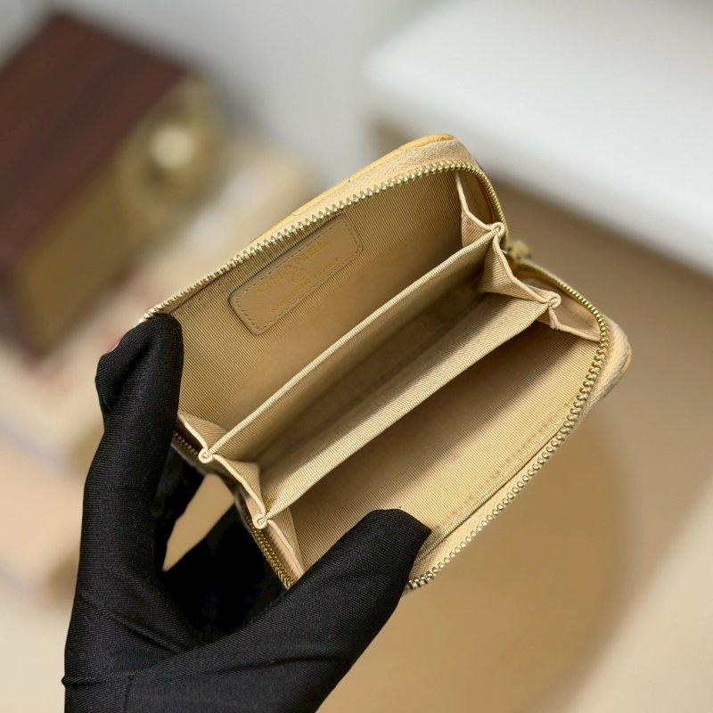 🏷Chanel 香奈兒．Coco 拉鍊卡夾零錢包/客人寄賣-17