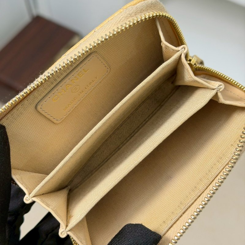 🏷Chanel 香奈兒．Coco 拉鍊卡夾零錢包/客人寄賣-19