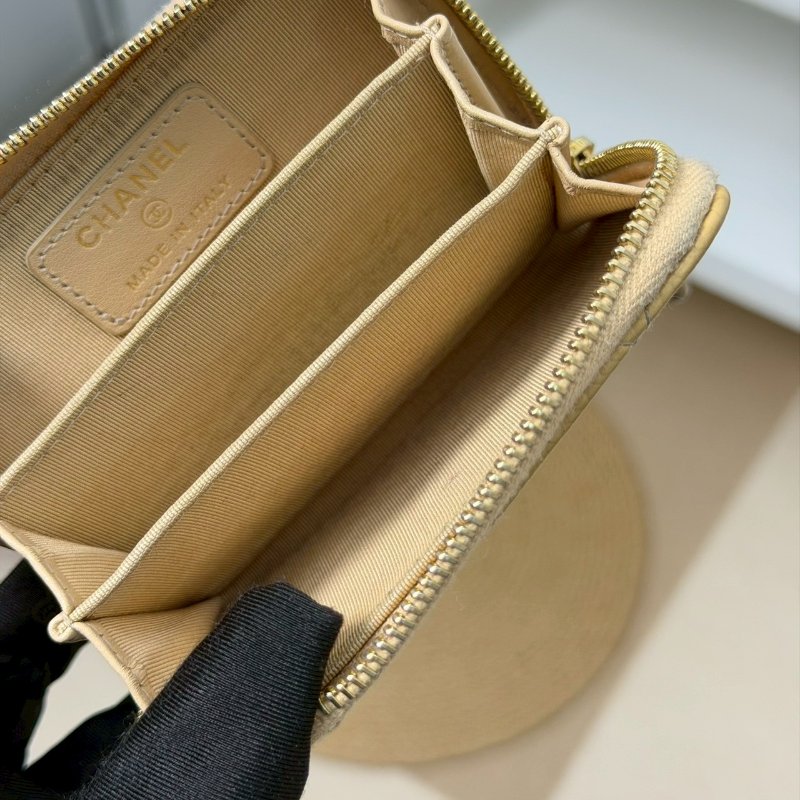 🏷Chanel 香奈兒．Coco 拉鍊卡夾零錢包/客人寄賣-20