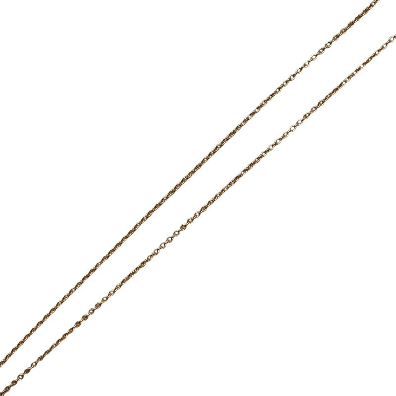 HERMES 愛馬仕  FARANDOLE PM 豬鼻子項鍊 K18PG 玫瑰金-4