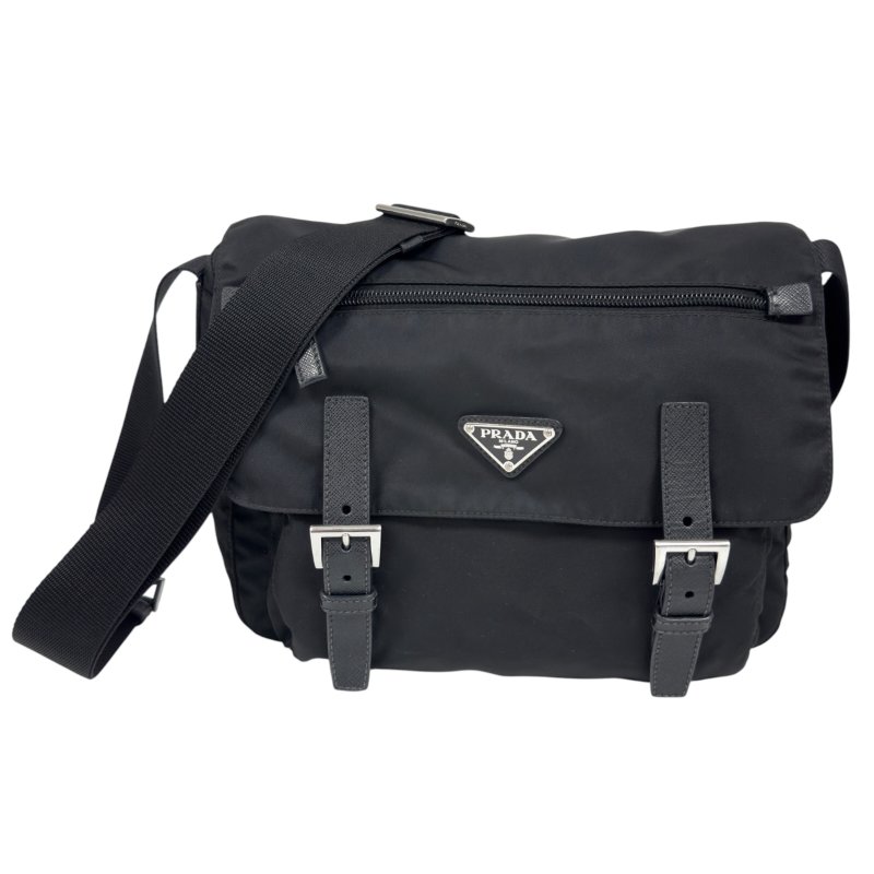 PRADA 三角標 斜揹袋-0