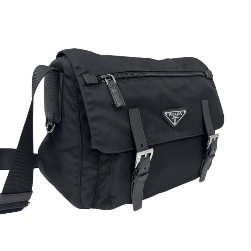 PRADA 三角標 斜揹袋-4