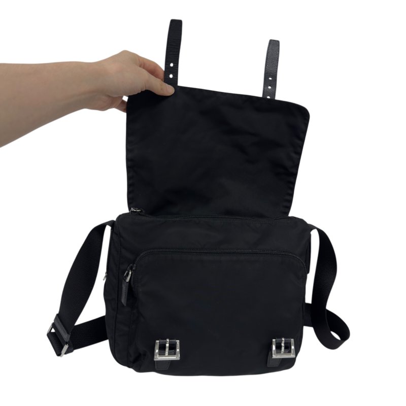 PRADA 三角標 斜揹袋-14