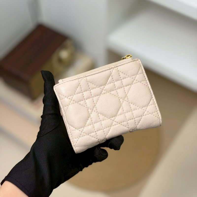 🏷Dior 迪奧．Caro Dahlia 對開短夾/客人寄賣-1