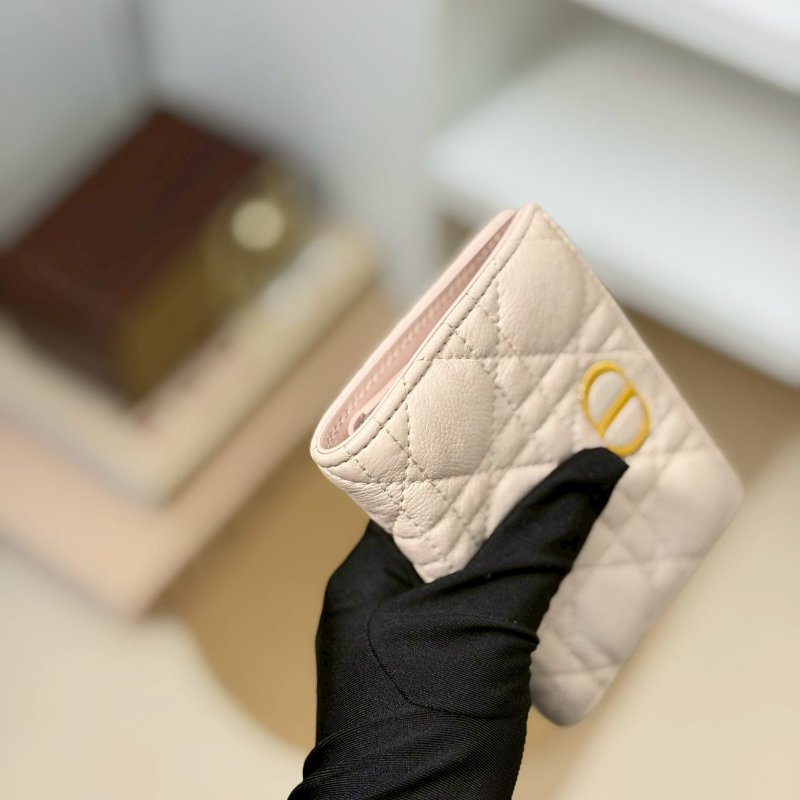 🏷Dior 迪奧．Caro Dahlia 對開短夾/客人寄賣-4