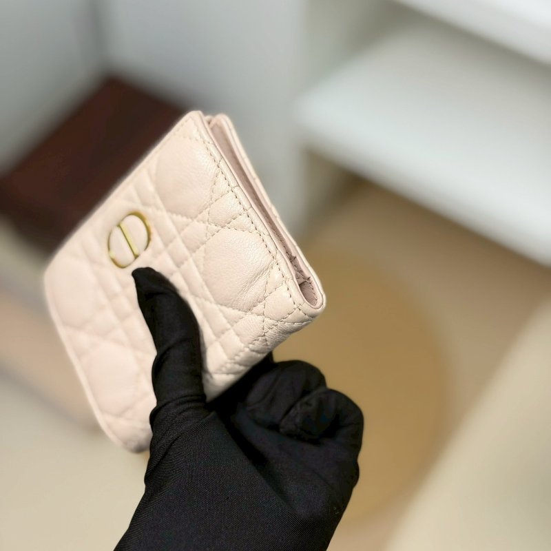 🏷Dior 迪奧．Caro Dahlia 對開短夾/客人寄賣-5