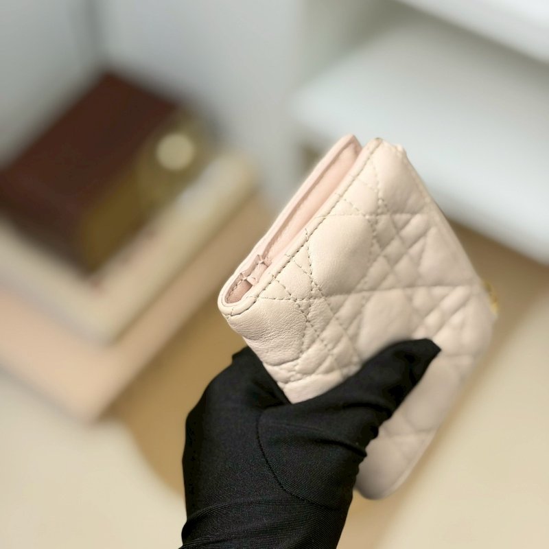 🏷Dior 迪奧．Caro Dahlia 對開短夾/客人寄賣-6