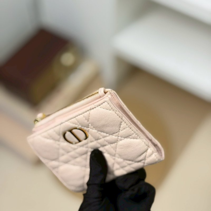 🏷Dior 迪奧．Caro Dahlia 對開短夾/客人寄賣-9