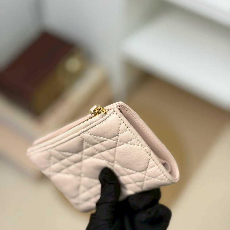 🏷Dior 迪奧．Caro Dahlia 對開短夾/客人寄賣-11