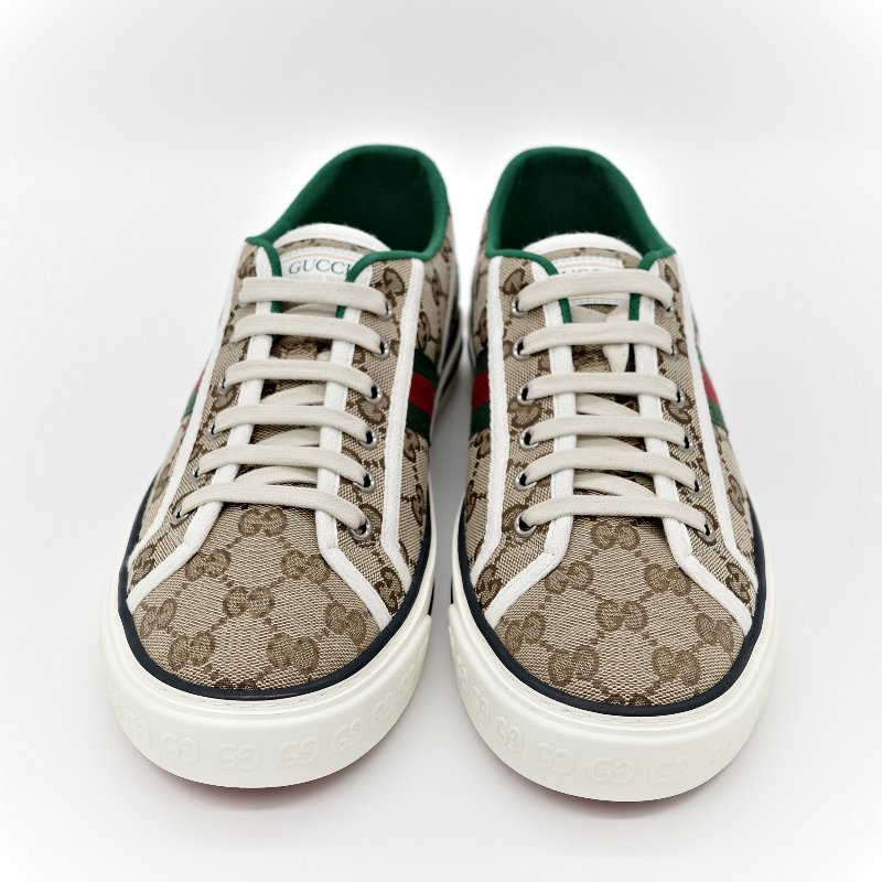 Gucci Logo 綠色休閒鞋-2