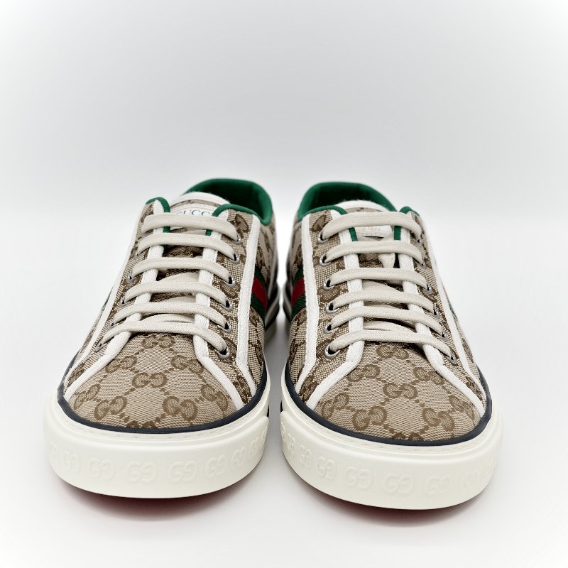 Gucci Logo 綠色休閒鞋-3