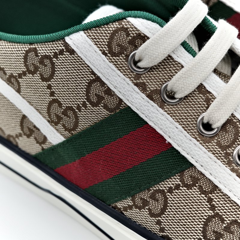 Gucci Logo 綠色休閒鞋-8