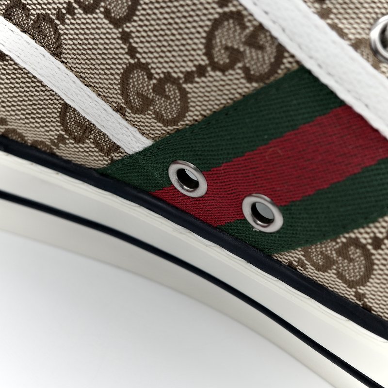 Gucci Logo 綠色休閒鞋-10