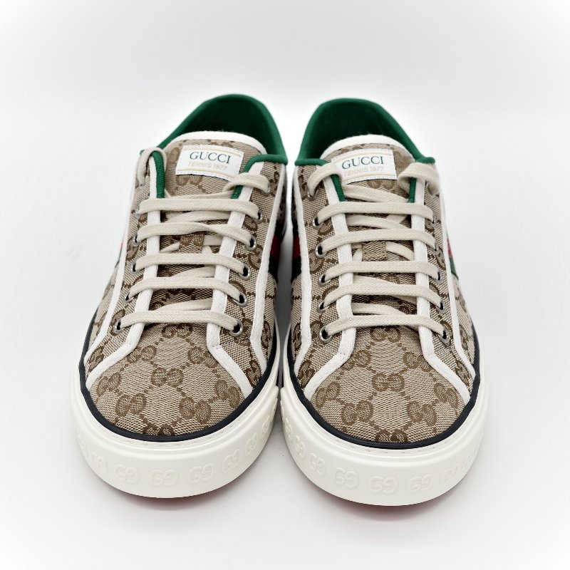 Gucci Logo 綠色休閒鞋-2