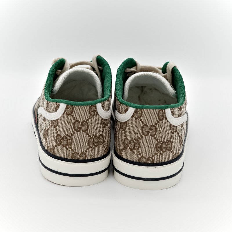 Gucci Logo 綠色休閒鞋-5