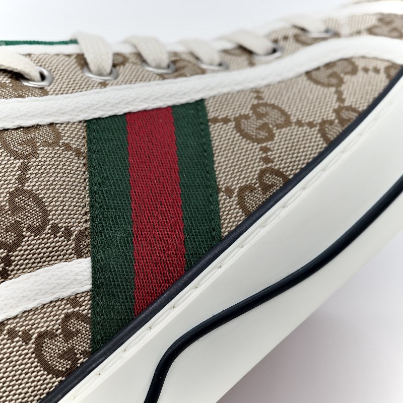 Gucci Logo 綠色休閒鞋-11