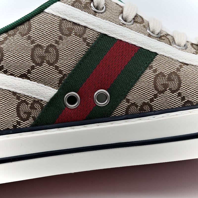 Gucci Logo 綠色休閒鞋-12