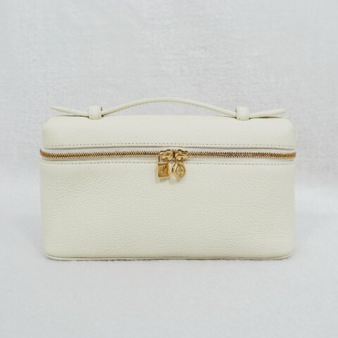 Loro Piana Extra Pocket L19 米白色單肩手提包
