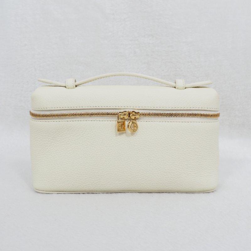Loro Piana Extra Pocket L19 米白色單肩手提包-0